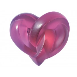 Lalique Paperweight Hearts Rojo - Envío Gratuito