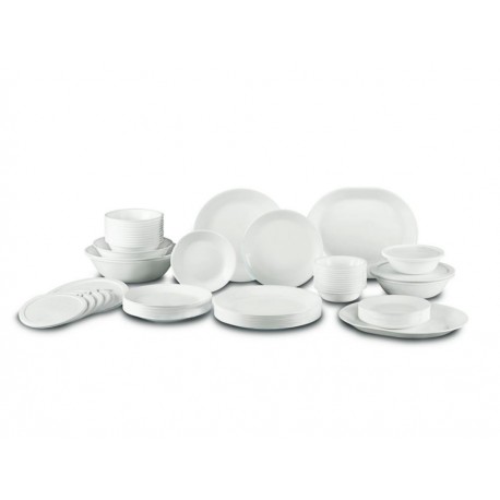 Corelle Vajilla Winter Frost White 74 Piezas Blanca - Envío Gratuito