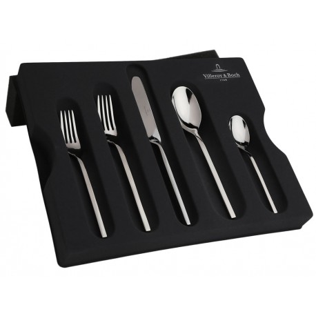 Villeroy & Boch Juego de Cubiertos New Wave Flatware Plata - Envío Gratuito