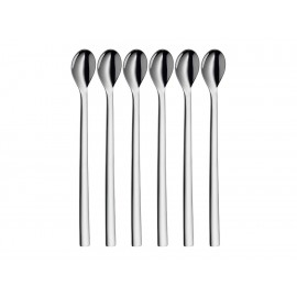 WMF Juego de Cucharas Long Drink Nuova 6 Piezas Plata - Envío Gratuito