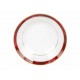 Noritake Plato Sopero Marble Blanco Rojo - Envío Gratuito