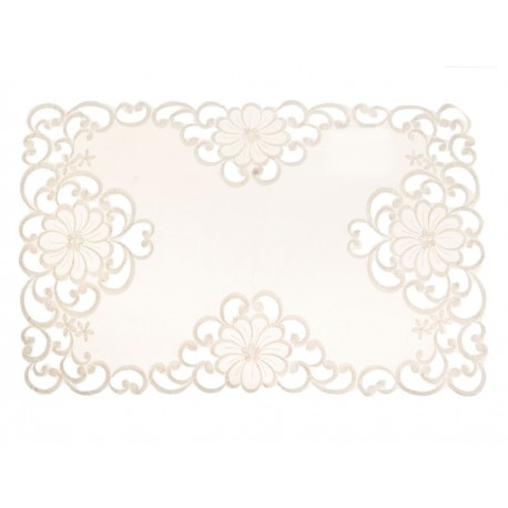 Home Elements Carpeta Cuadrada Alondra Beige - Envío Gratuito