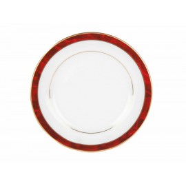 Noritake Plato para Pan Marble Blanco Rojo - Envío Gratuito