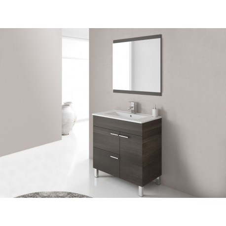 Bannio Mueble de Baño Elita Roble Dakar 80 cm - Envío Gratuito