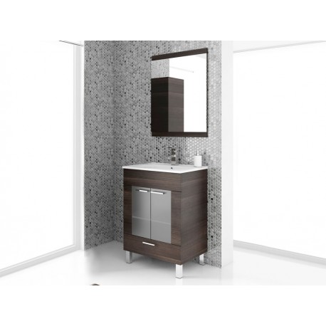 Bannio Mueble de Baño Denia Roble Dakar 80 cm - Envío Gratuito