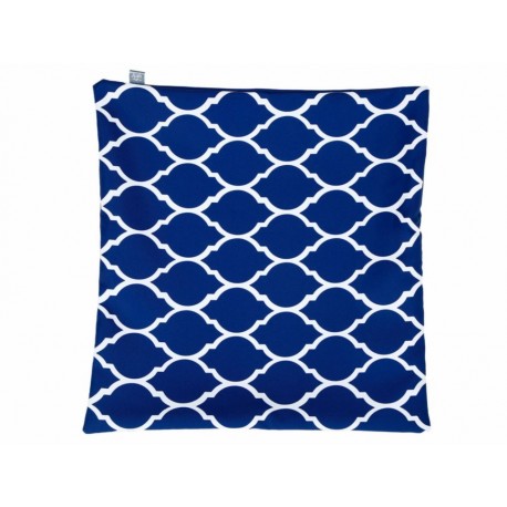 Funda para cojín Home Sweet Home Mosaico azul marino - Envío Gratuito