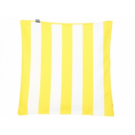 Funda para cojín Home Sweet Home Rayas amarillo - Envío Gratuito