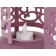 L-World Figura Decorativa Candle Morada - Envío Gratuito