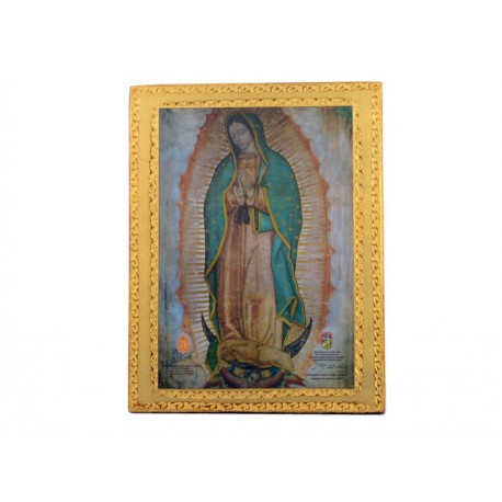 C Paras Retablo de Virgen de Guadalupe Cuerpo Entero - Envío Gratuito