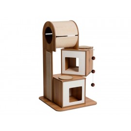 Vesper Casa de Madera V-Tower para Gato - Envío Gratuito