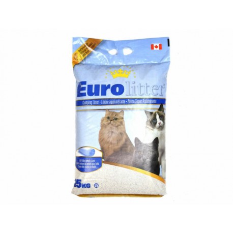 Arena para Gatos Eurolitter aroma bebé 15 kg - Envío Gratuito