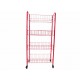 Carrito multiusos Metaltex rojo