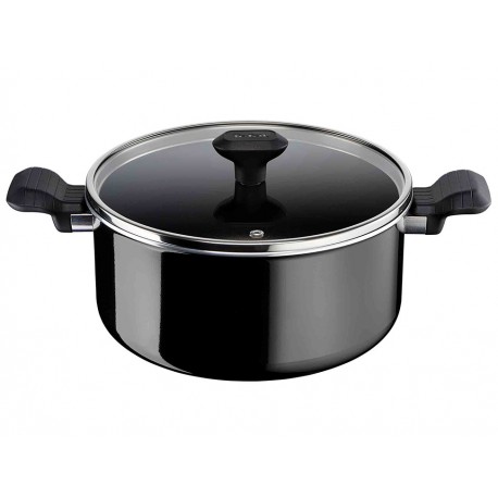 T-Fal Olla con Tapa So Intensive Black 24 cm - Envío Gratuito