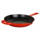 Le Creuset Skillet con Asa Insignia 26 cm Rojo Cherry - Envío Gratuito