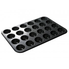 Molde para Mini Muffins Belle Cuisine Negro - Envío Gratuito