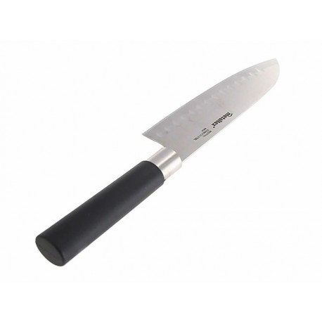 Metaltex Cuchillo Santoku Negro - Envío Gratuito