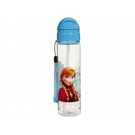 Siglo XXI Botella con Popote Frozen 500 ml Azul - Envío Gratuito