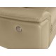 Reclinable brazo izquierdo Zarkin Moretti 2 crema - Envío Gratuito