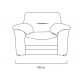 Sillón Artaban Karely chocolate - Envío Gratuito