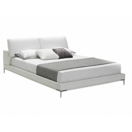 Cama queen size Kuka B-177 blanca - Envío Gratuito