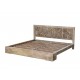 Cama king size Suco Int Cross Vintage gris - Envío Gratuito