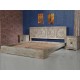 Cama king size Suco Int Cross Vintage gris - Envío Gratuito