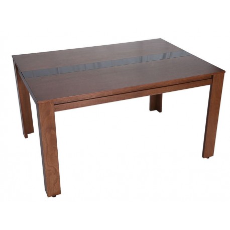 Mesa rectangular Imanol Madison tabaco - Envío Gratuito