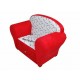 Sillón infantil Puffland rojo - Envío Gratuito