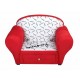 Sillón infantil Puffland rojo - Envío Gratuito