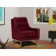 Sillón Boal Elko Contemporáneo vino - Envío Gratuito