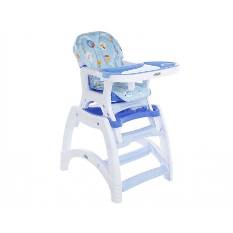 Silla Alta Prinsel Kinder Gatitos azul - Envío Gratuito