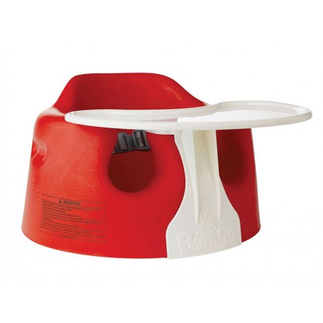 Silla booster Bumbo con charola rojo - Envío Gratuito