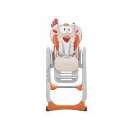 Silla Alta Chicco naranja Polly - Envío Gratuito