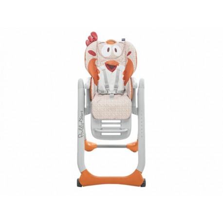 Silla Alta Chicco naranja Polly - Envío Gratuito