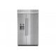 KitchenAid KBSD608ESS Refrigerador 30 Pies Cúbicos Gris Acero - Envío Gratuito