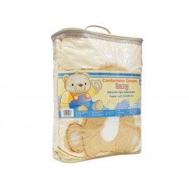 Baby Mink Cobertor Conf Luxy Peluso Amarillo - Envío Gratuito