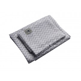 Sábanas Nap zig zag .70 X 1.30 gris - Envío Gratuito