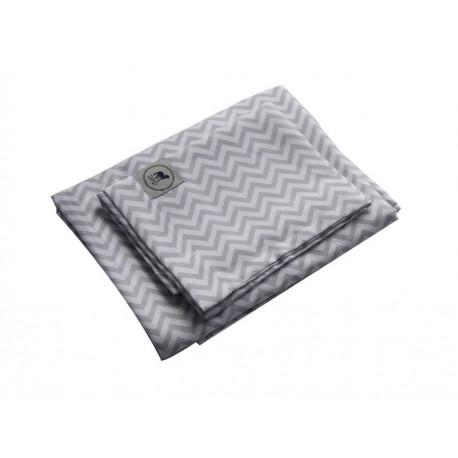 Sábanas Nap zig zag .70 X 1.30 gris - Envío Gratuito