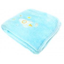 Baby Mink Cobertor Baby Glow Azul - Envío Gratuito