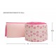 Nap Bumper Búhos Protector para Cuna 70 X 130 Rosa - Envío Gratuito