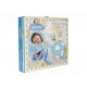 Baby Mink Cobertor Baby Bag Bolas Azul - Envío Gratuito