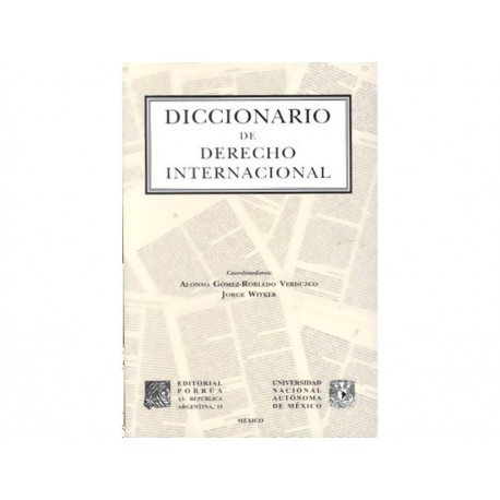 Diccionario de Derecho Internacional - Envío Gratuito