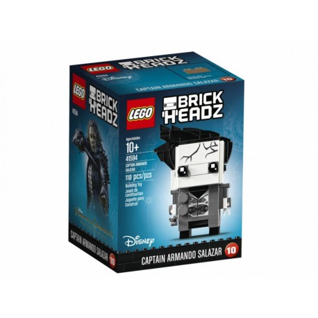 Figura armable BrickHeadz Lego Capitán Armando Salazar - Envío Gratuito