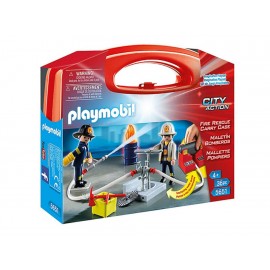 Playmobil Maletín Bomberos - Envío Gratuito