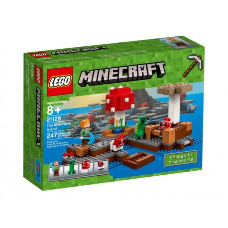 Isla Champiñón Lego Minecraft - Envío Gratuito