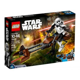 Scout Trooper & Speeder Bike Lego Star Wars - Envío Gratuito