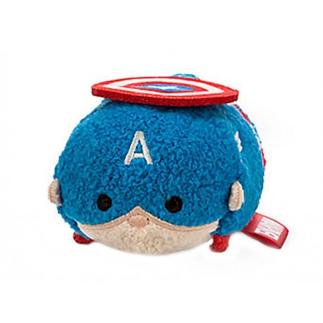 Disney Collection Tsum Tsum Peluche Pequeño de Capitán América - Envío Gratuito