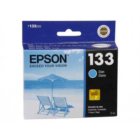 Epson Cartucho T133220 Cyan - Envío Gratuito