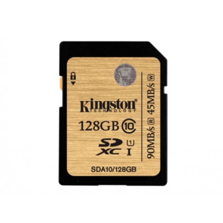 Kingston Memoria SD 128 GB Clase 10 - Envío Gratuito