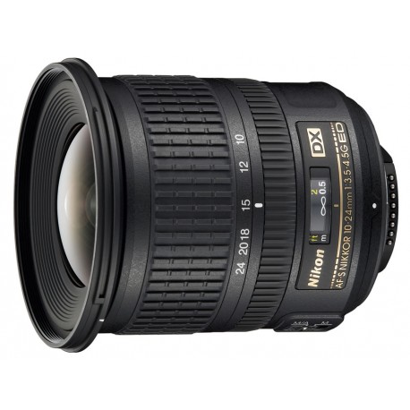 Nikon Lente AF-SDX 10-24mm f/3.5-4.5G PE - Envío Gratuito